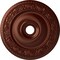 Ekena Millwork Logan Ceiling Medallion (Fits Canopies up to 6 1/8"), 24 1/4"OD x 3 7/8"ID x 2"P, Antique Copper CM24LO1ACS - alternate 1